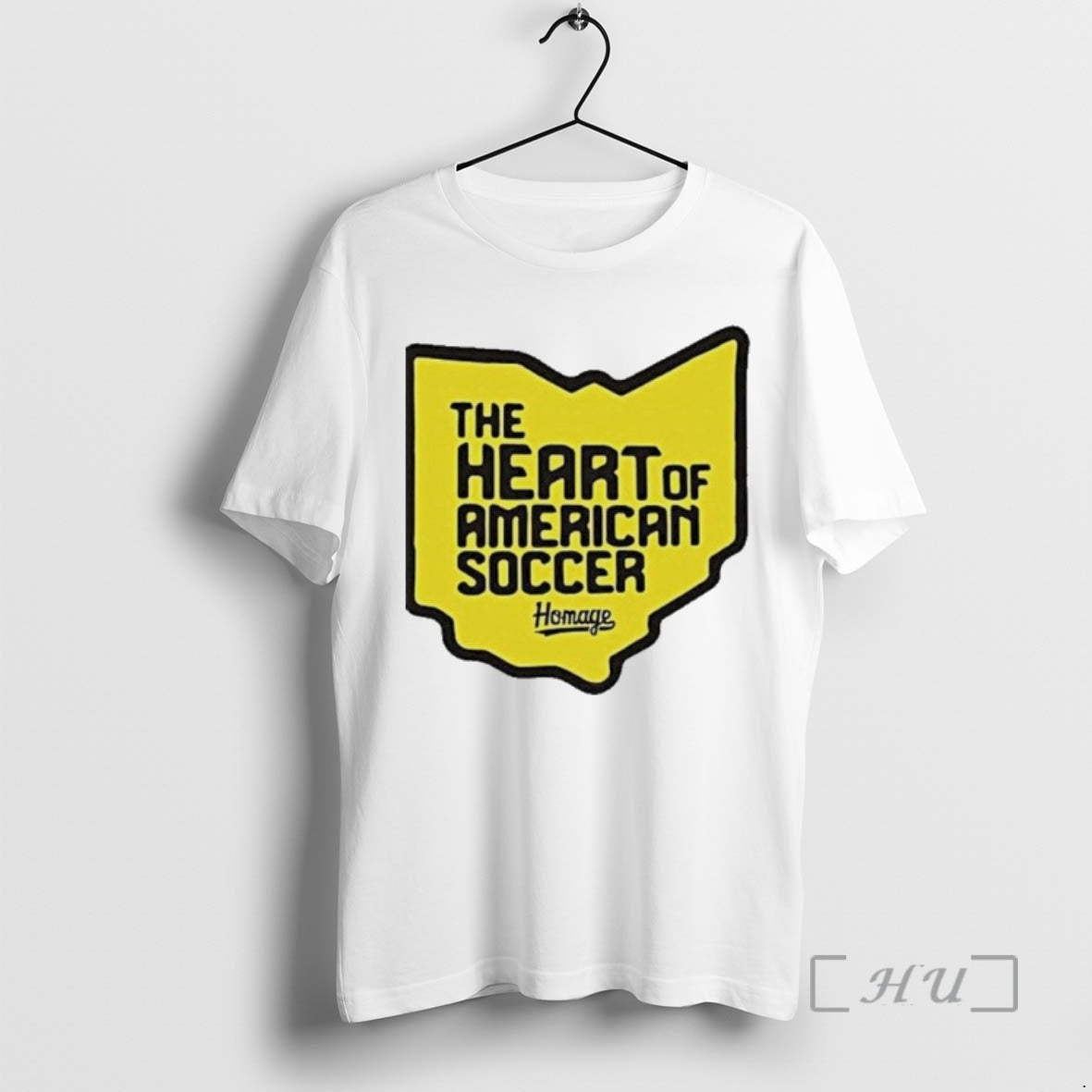 Old School Officials Heart American Soccer Shirt 90s Retro Streetwear