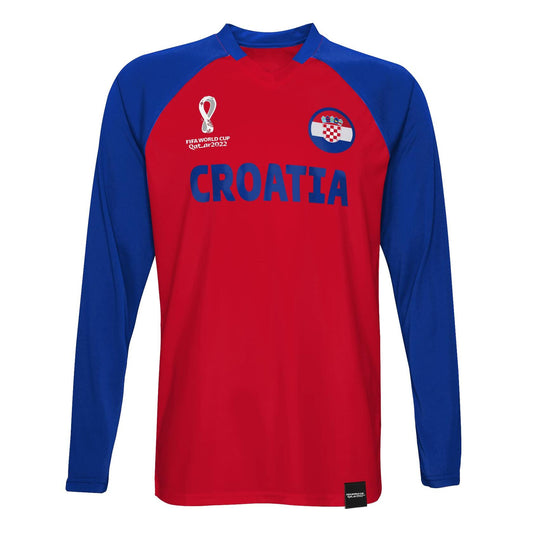 Outerstuff FIFA World Cup Classic Third Long Sleeve Jersey White-Red Size Small